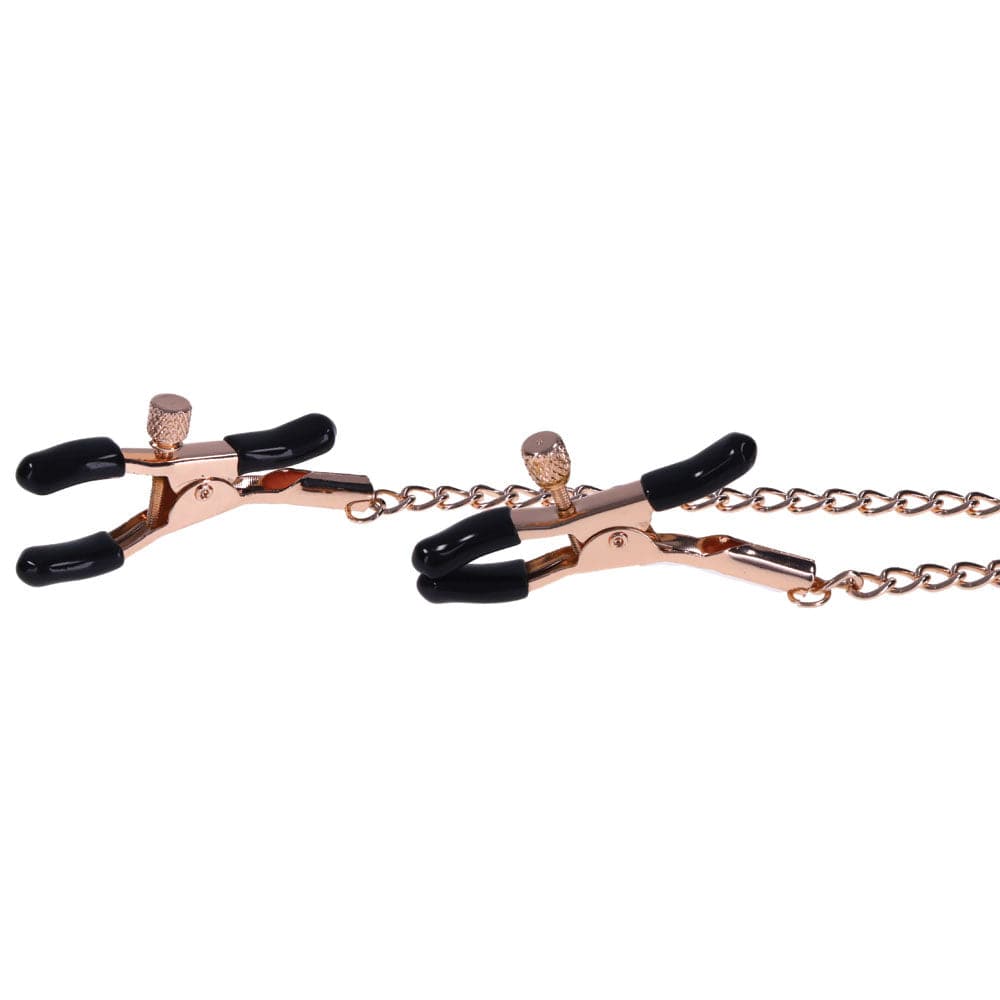 brat charmed nipple clamps rose gold