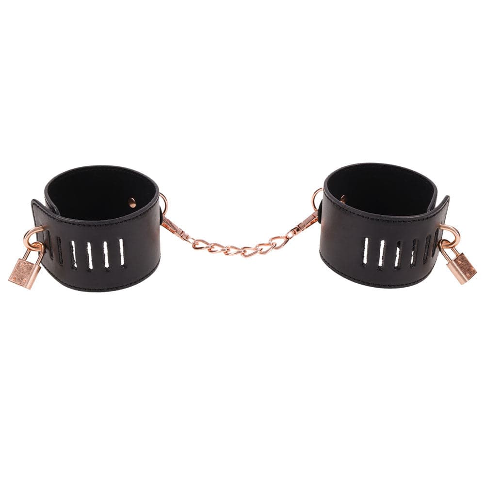 brat locking cuffs black