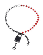 Sportsheets eX's and Oh's Crystal Day Collar — red bondage toy at Stuffgoodies