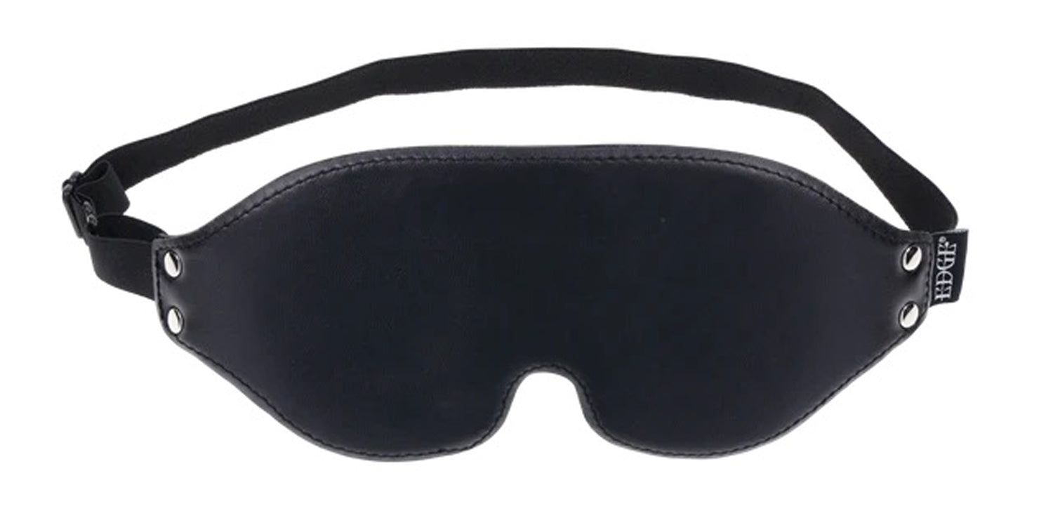 Sportsheets Edge Lights Out Blindfold - Black — black bondage toy at Stuffgoodies