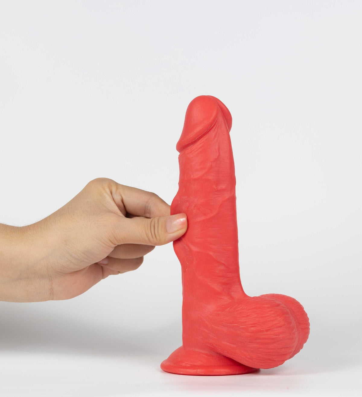 get lucky ms ruby 7 5 inch dildo red