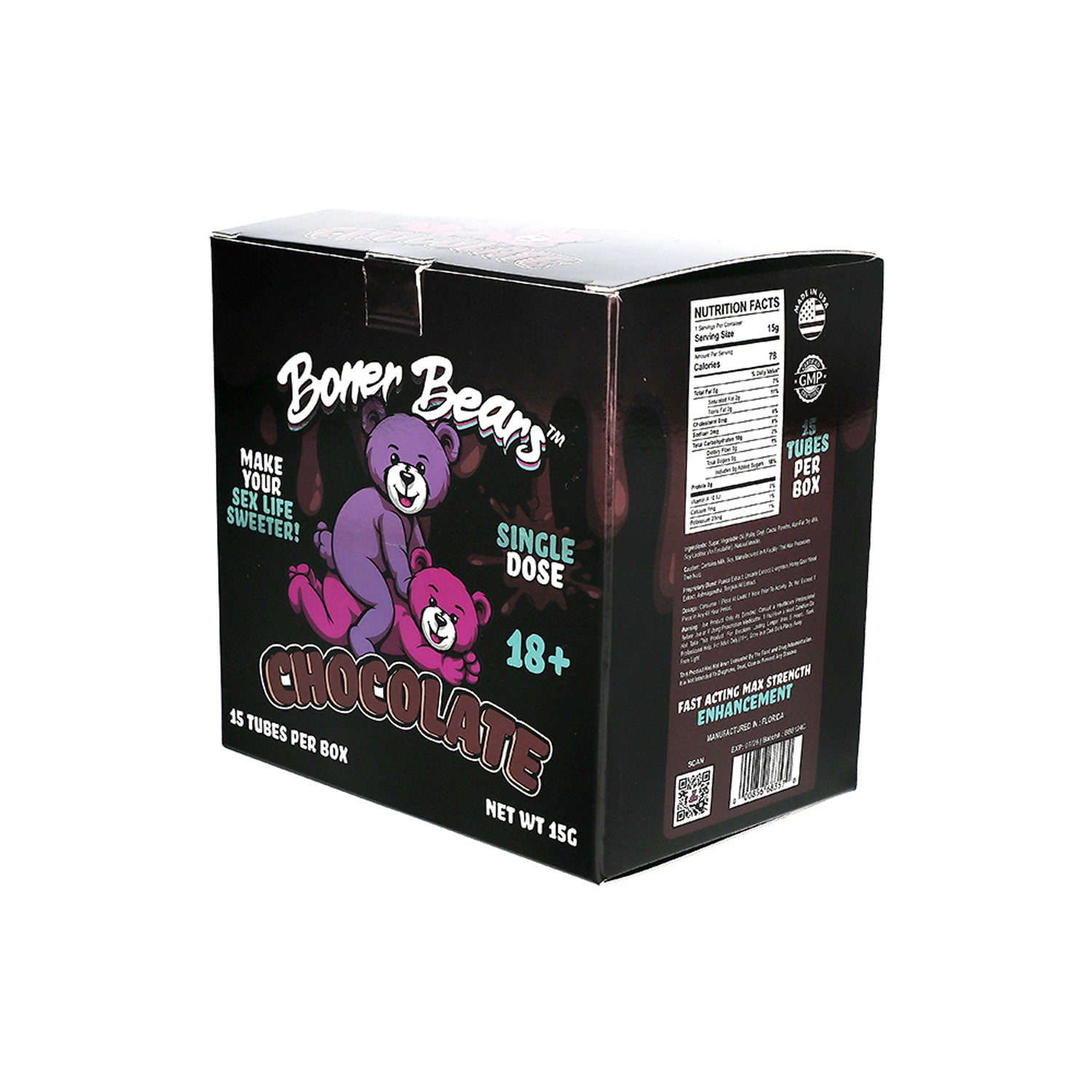 Boner Bear Liquid Chocolate 15 Ct - Display- (Net)
