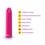 Fixation - Hot Pink - Powerful Lipstick Bullet Vibe