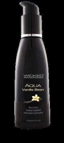 Aqua Vanilla Bean Flavored Water Based Intimate Lubricant - 2 Fl. Oz.