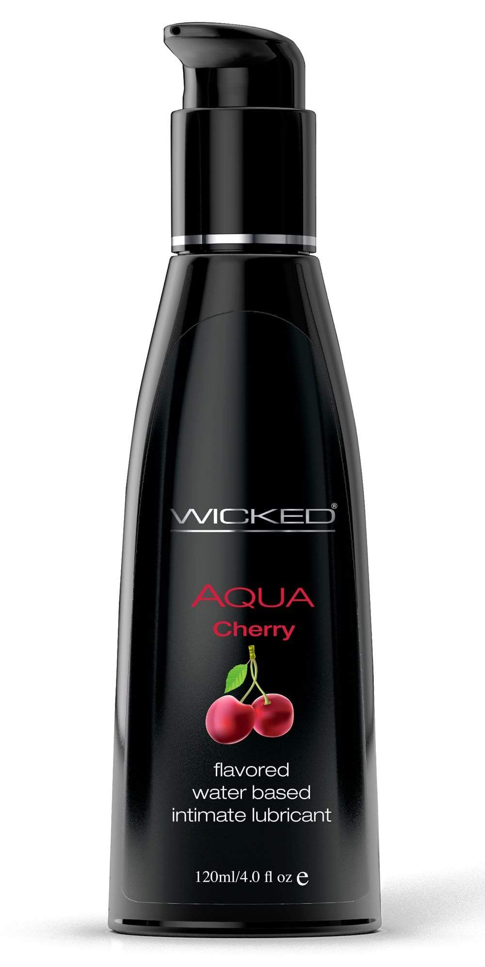 Aqua Cherry Flavored Water Based Intimate Lubricant - 4 Fl. Oz.