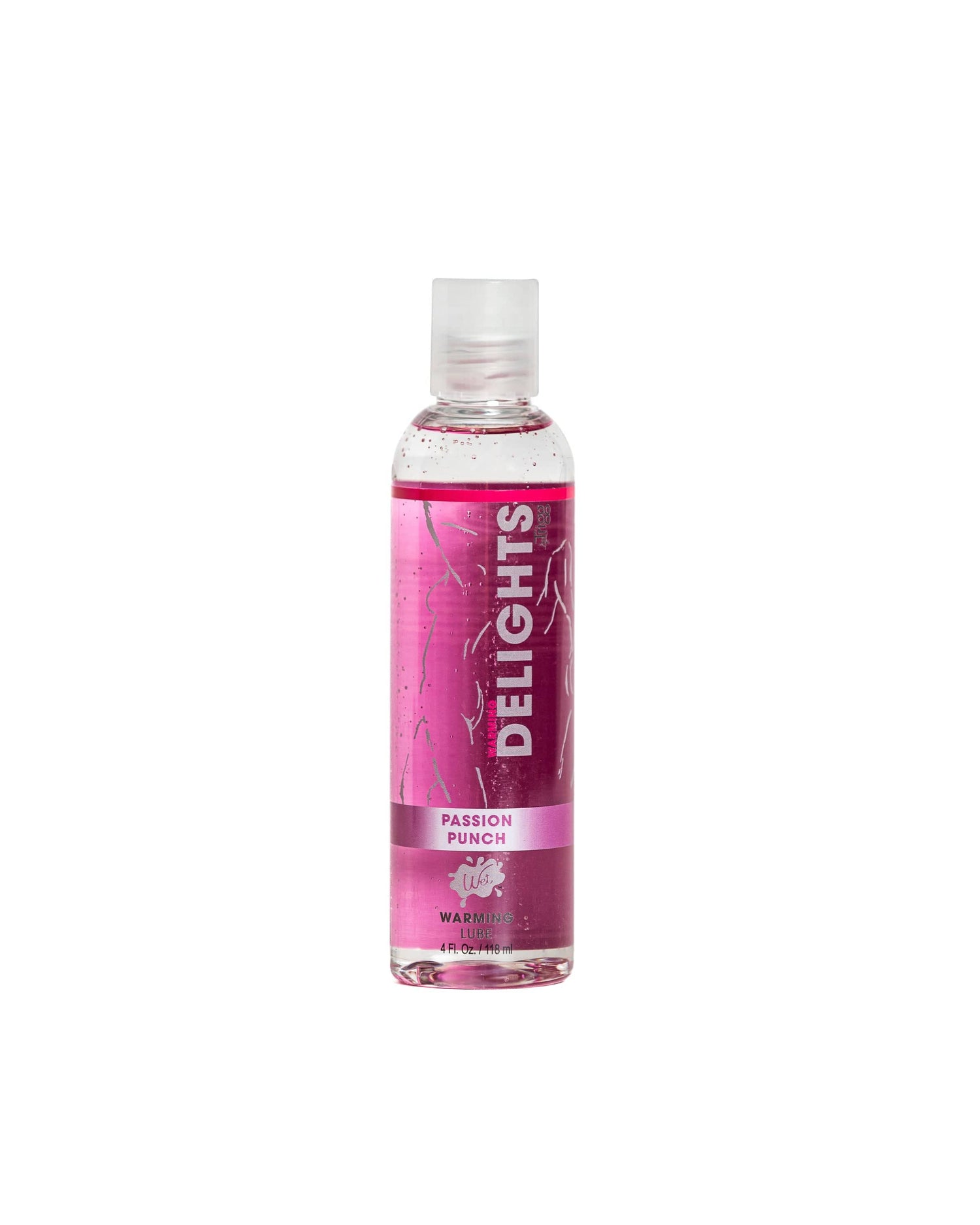 Wet Warming Fun Flavors - Passion Fruit - 4 in 1 Lubricant 4 Oz