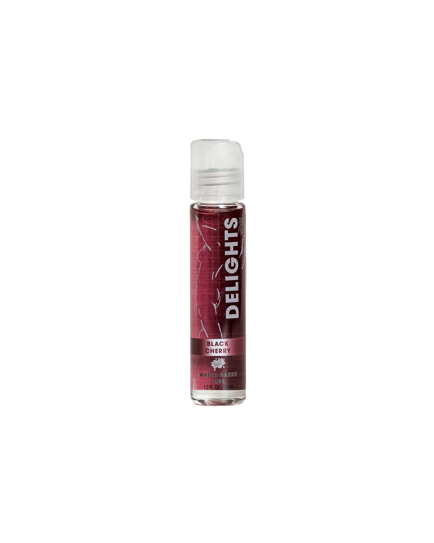 Wet Delicious Oral Play - Black Cherry - Waterbase Flavored Lubricant 1 Oz