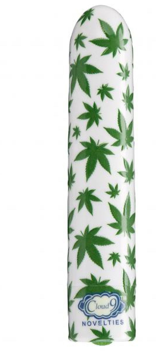 420 Slim Cannabis Leaf Vibe - White/green