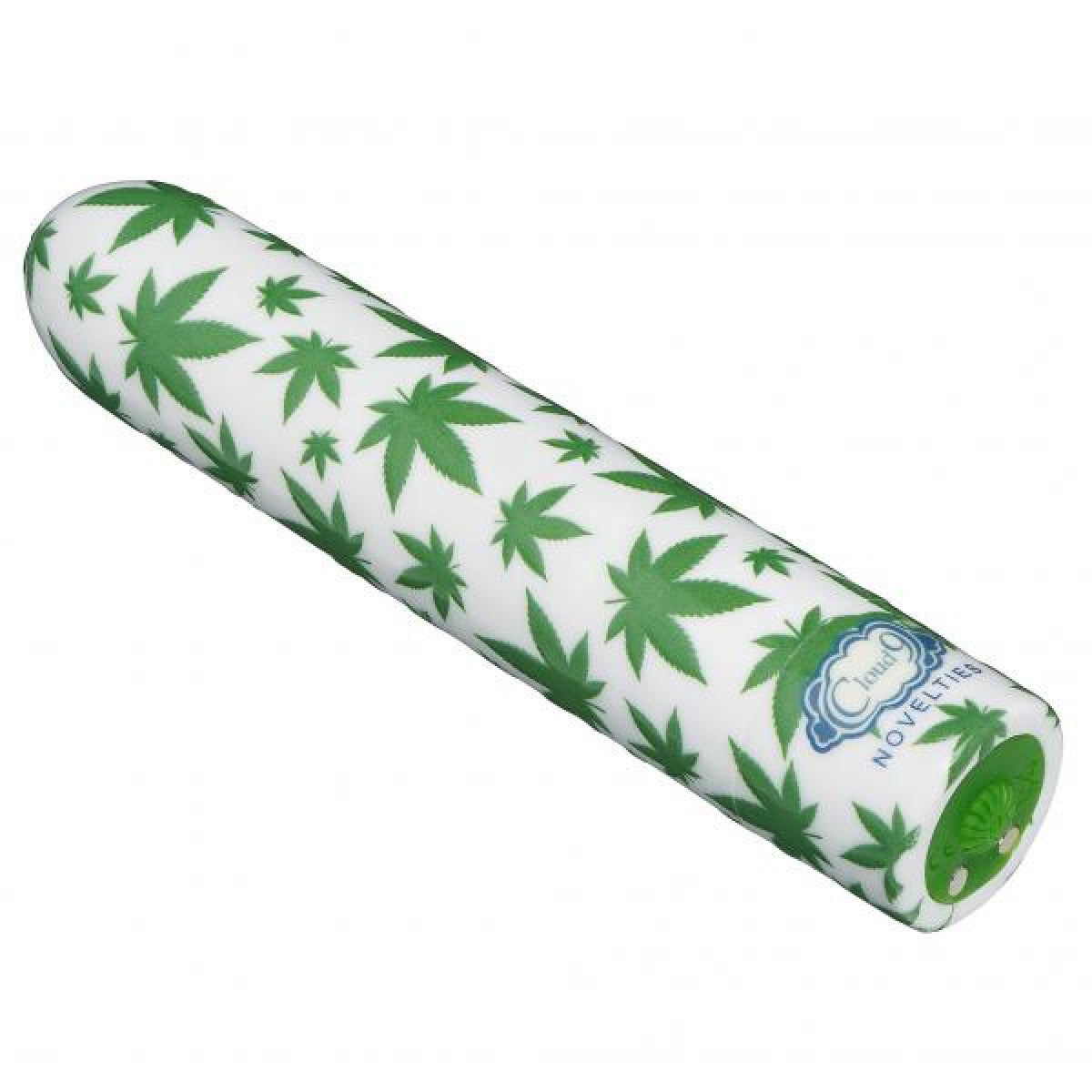420 Slim Cannabis Leaf Vibe -  White/green