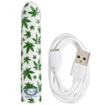 420 Slim Cannabis Leaf Vibe - White/green