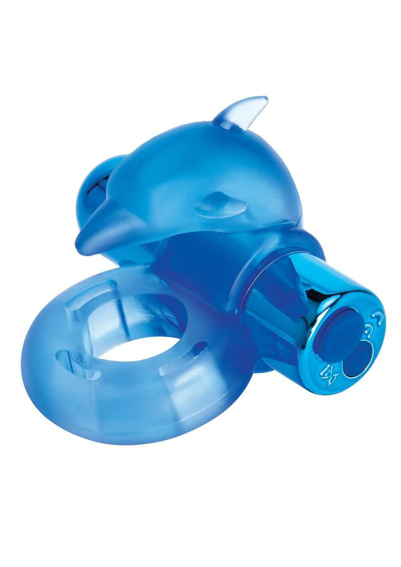 Bodywand Rechargeable Dancing Dolphin Ring - Blue