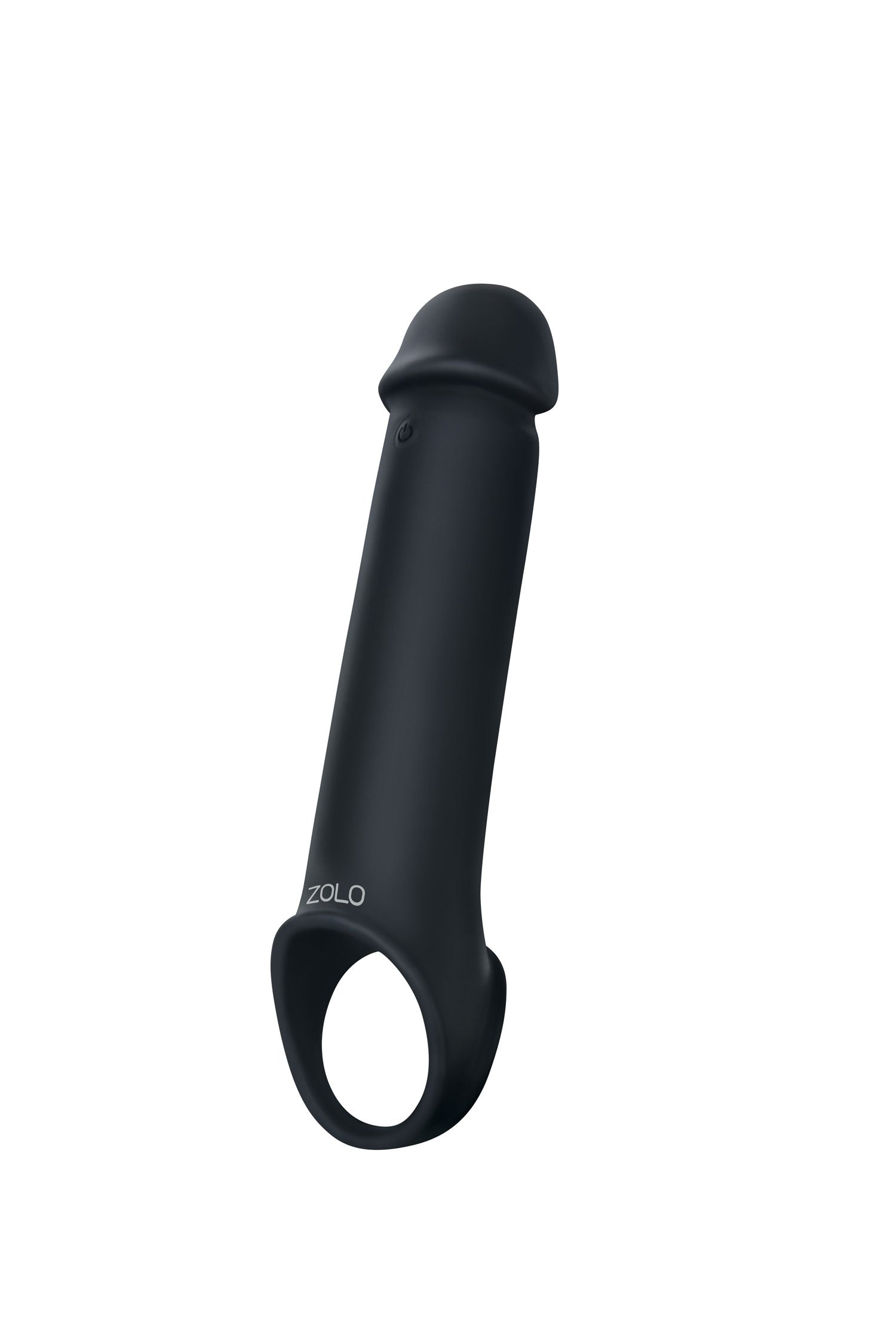 Zolo Cup Zolo Vibrating Penis Extender - Black — black penis sleeve at Stuffgoodies