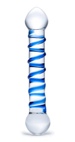 Electric Novelties — 6.5 Inch Spiral Dildo (GLAS-150)