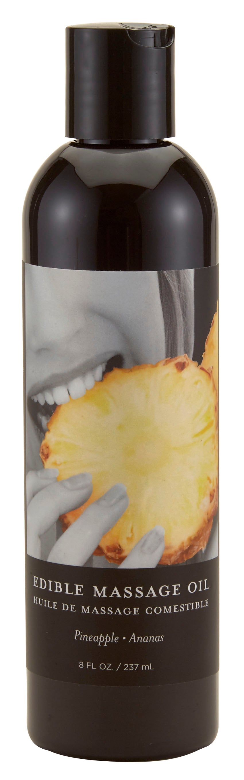 Earthly Body Edible Massage Oil - Pineapple - 8 Fl. Oz. — intimate product at Stuffgoodies