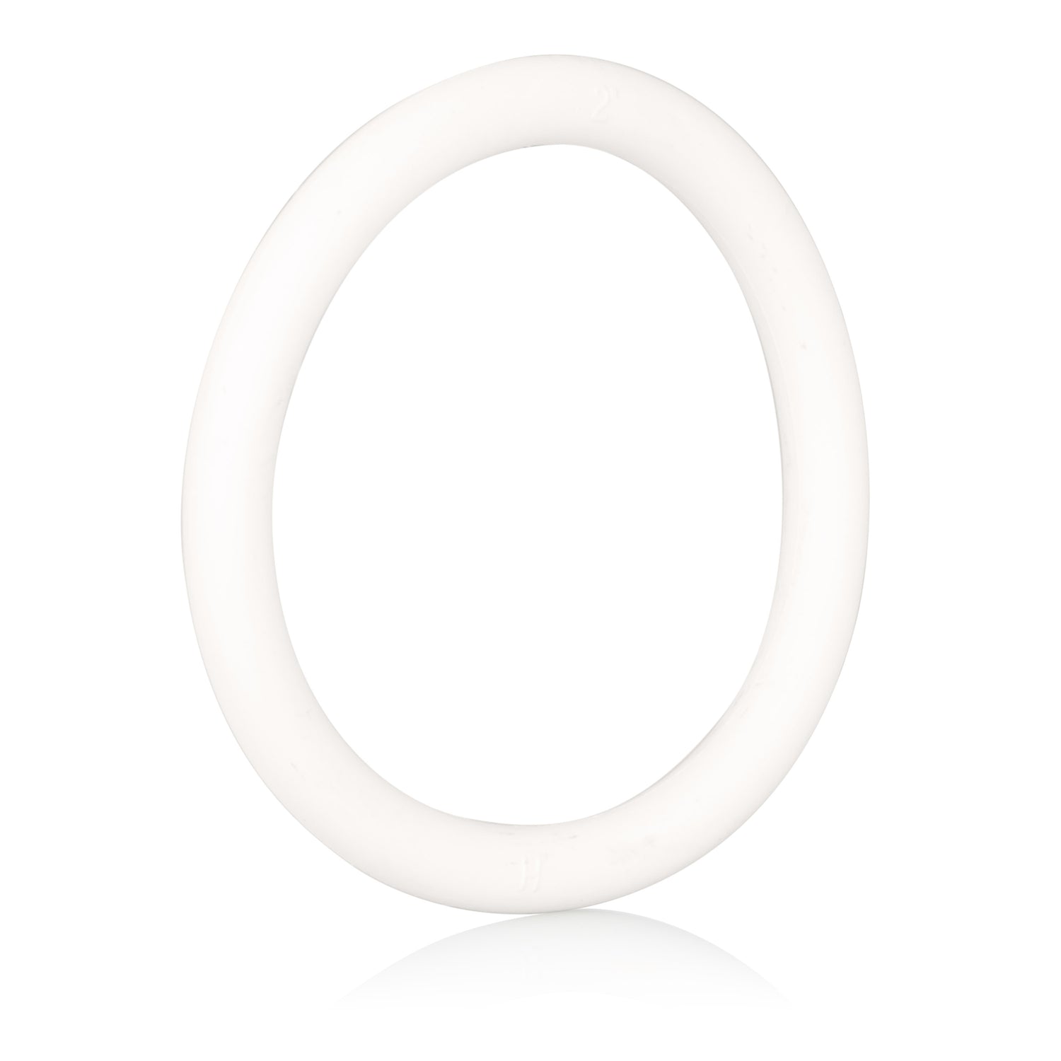 CalExotics Rubber Ring 3 Piece Set - White — white cock ring at Stuffgoodies