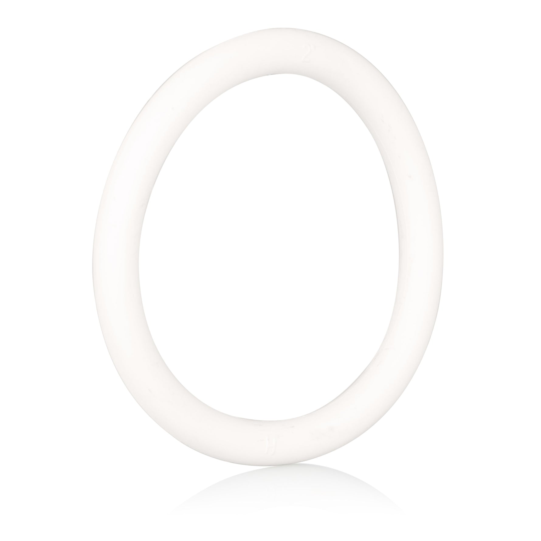 CalExotics Rubber Ring 3 Piece Set - White — white cock ring at Stuffgoodies