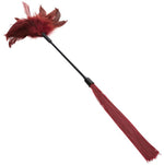 "Sex and Mischief Enchanted Feather Tickler - Burgundy SS099-33"