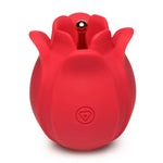 "Orchids Wild Vibrating Pinpoint Rose Tickler - Red INM-AH104"