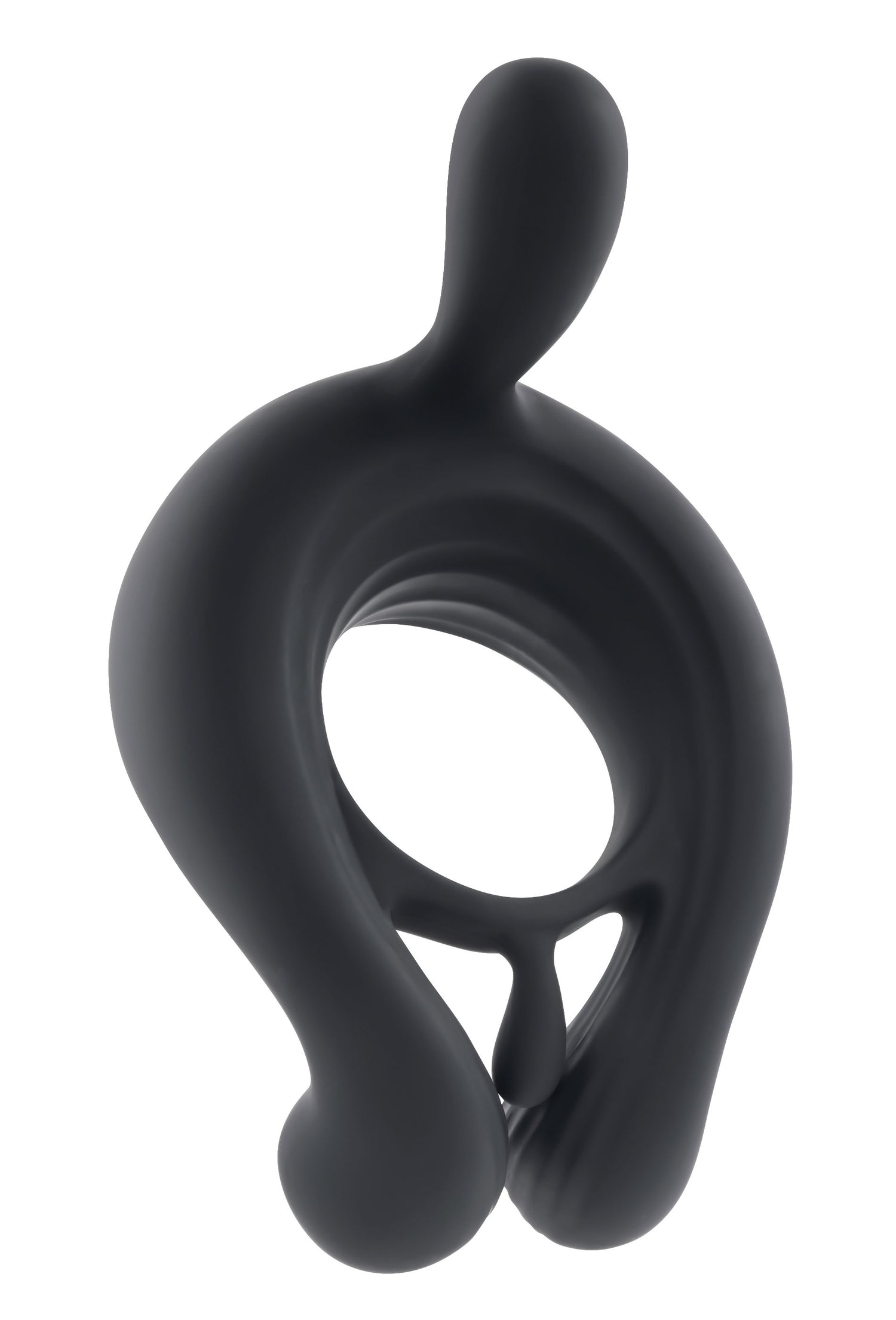 "Playboy Pleasure - Triple Play - Cock Ring - Black PB-RS-1355-2"