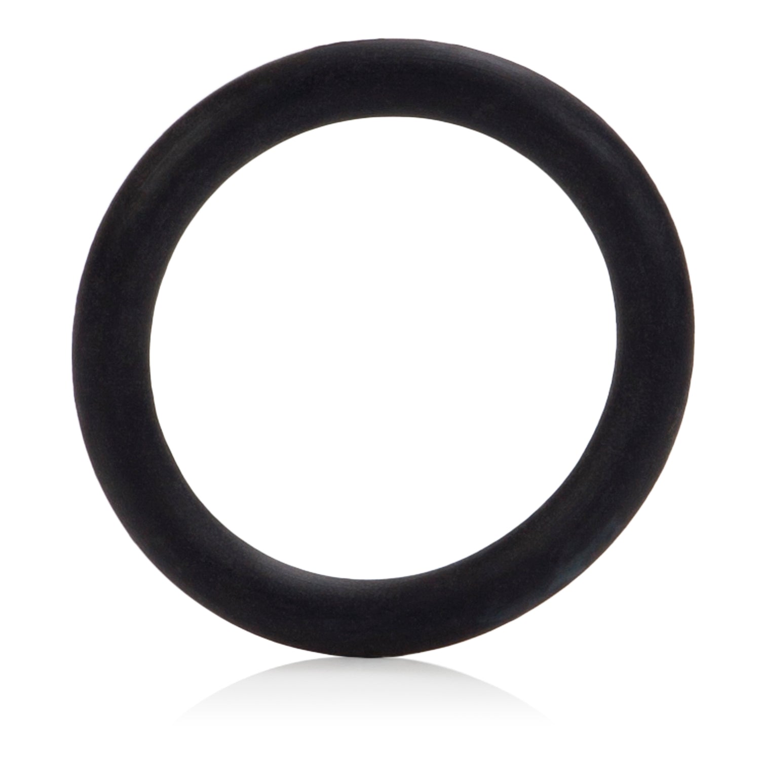 CalExotics Rubber Ring - Medium - Black — black cock ring at Stuffgoodies
