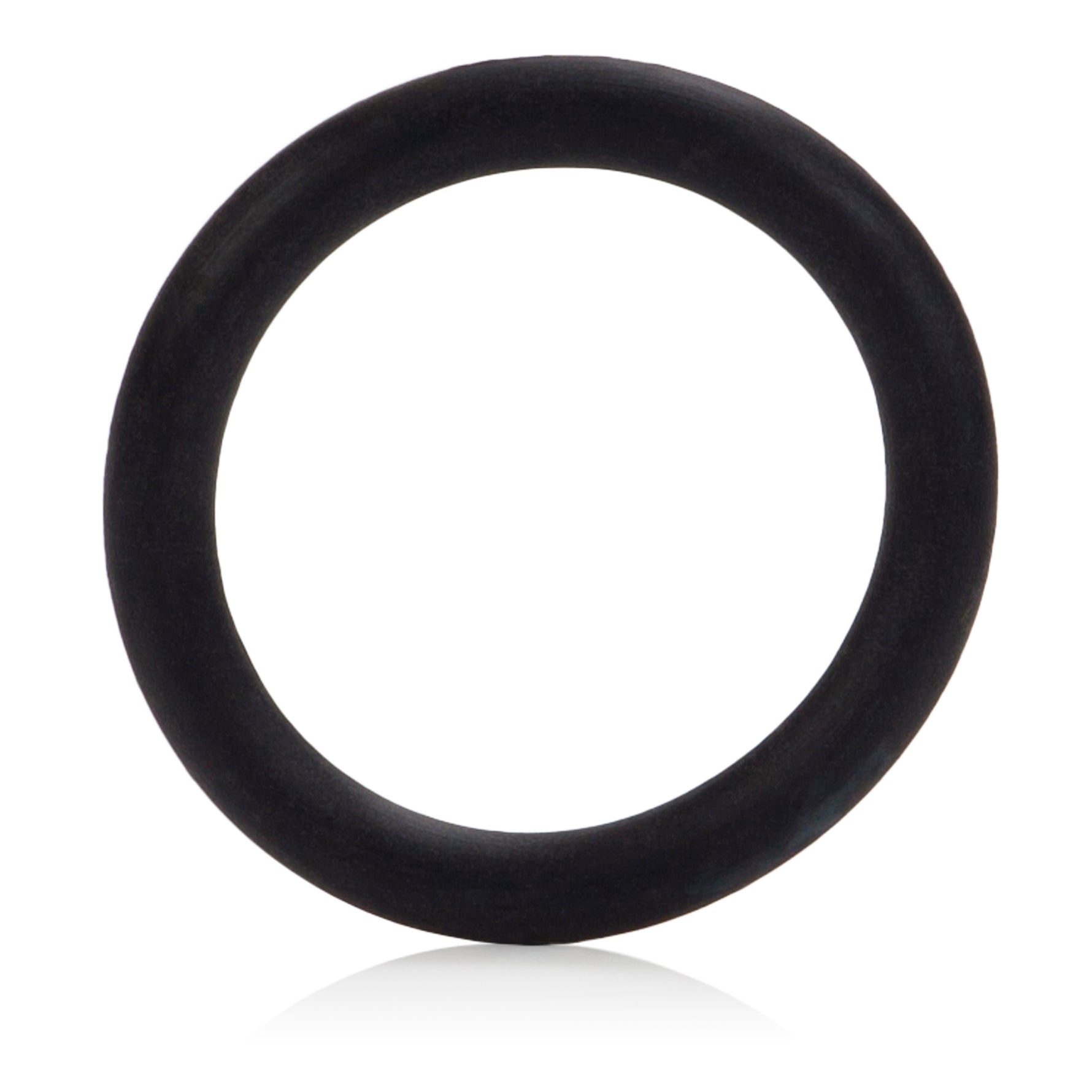 CalExotics Rubber Ring - Medium - Black — black cock ring at Stuffgoodies