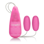 "Pocket Exotics Vibrating Double Pink Passion Bullets - Pink SE1104042"