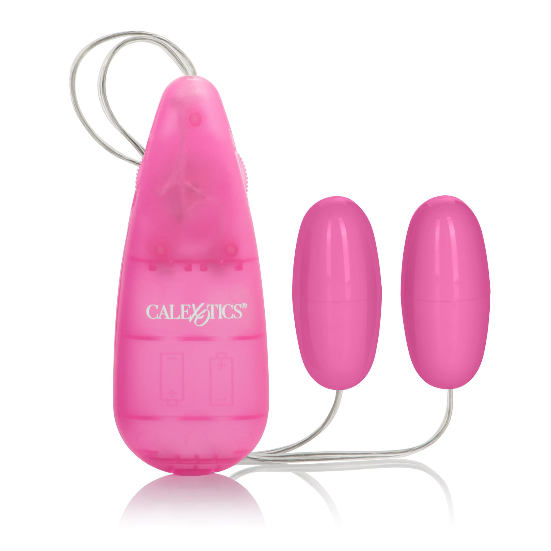 "Pocket Exotics Vibrating Double Pink Passion Bullets - Pink SE1104042"