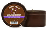 Earthly Body Hemp Seed 3-in-1 Massage Candle - High Tide - 6 Oz. — intimate product at Stuffgoodies