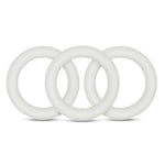 "Performance - Vs2 Pure Premium Silicone Cockrings - Small - White BL-70819"