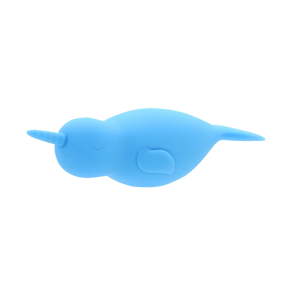 Creative Conceptions Unihorn of the Sea  Neigh Mo  The Narwhal — blue vibrator at Stuffgoodies