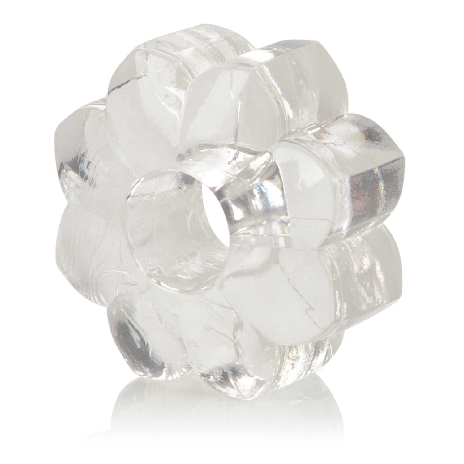CalExotics Basic Essentials 4 Pack - Clear — clear cock ring at Stuffgoodies