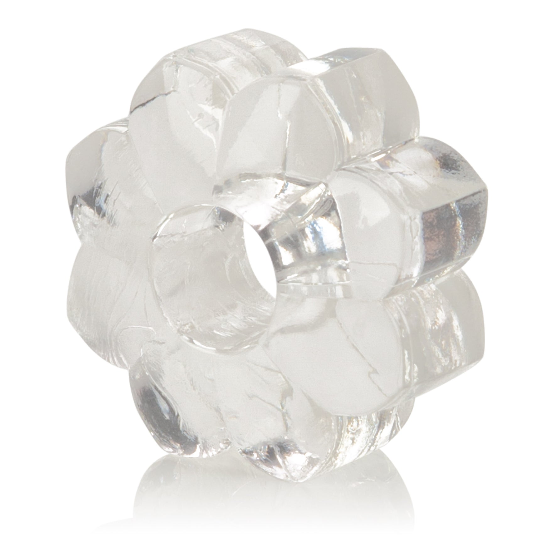 CalExotics Basic Essentials 4 Pack - Clear — clear cock ring at Stuffgoodies