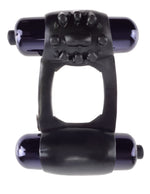"Fantasy C-Ringz Duo-Vibrating Super Ring Black PD5963-23"