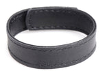 "Leather and Velcro Cock Ring - Black STR-AG846-BLK"