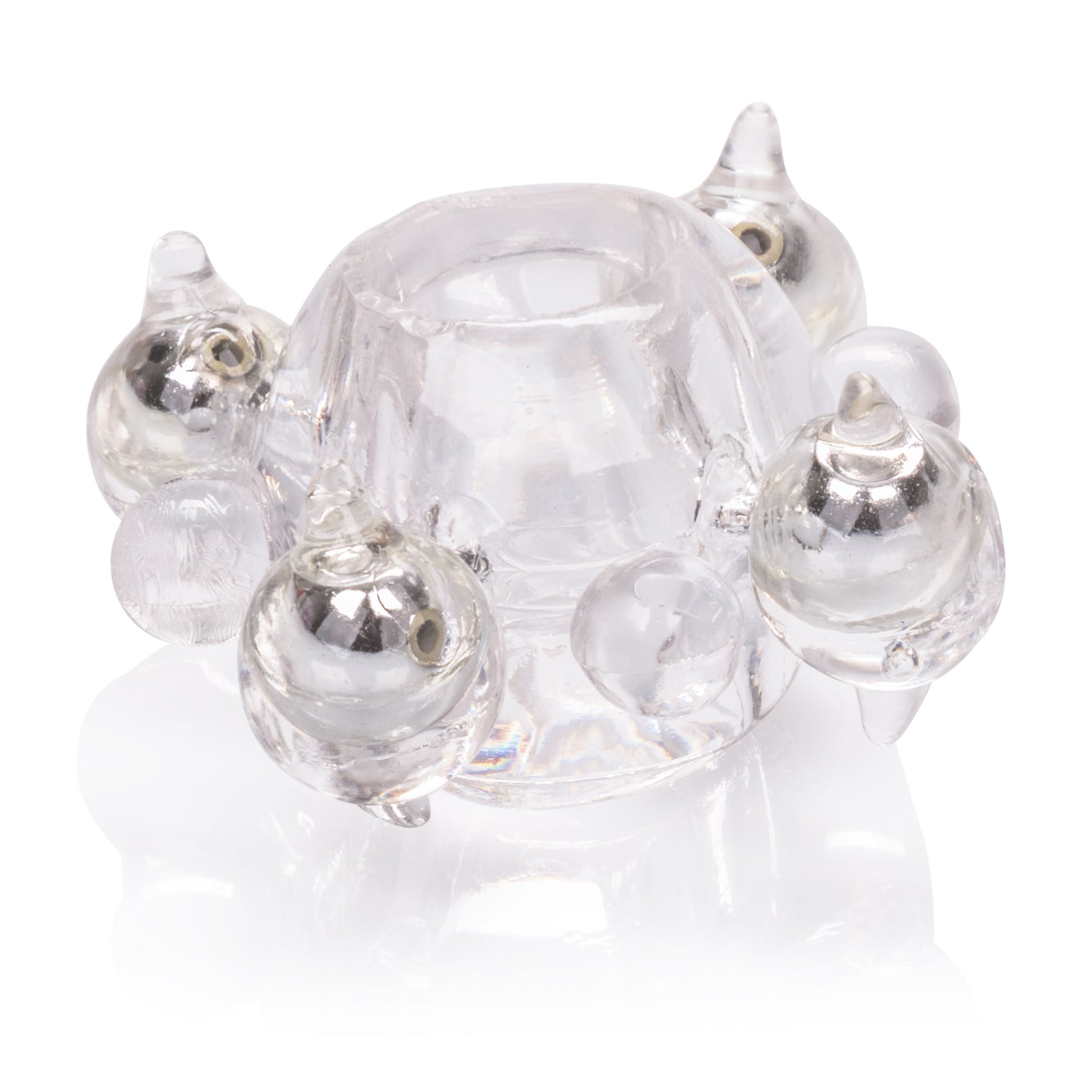CalExotics Basic Enhancer Ring With Bead — cock ring at Stuffgoodies