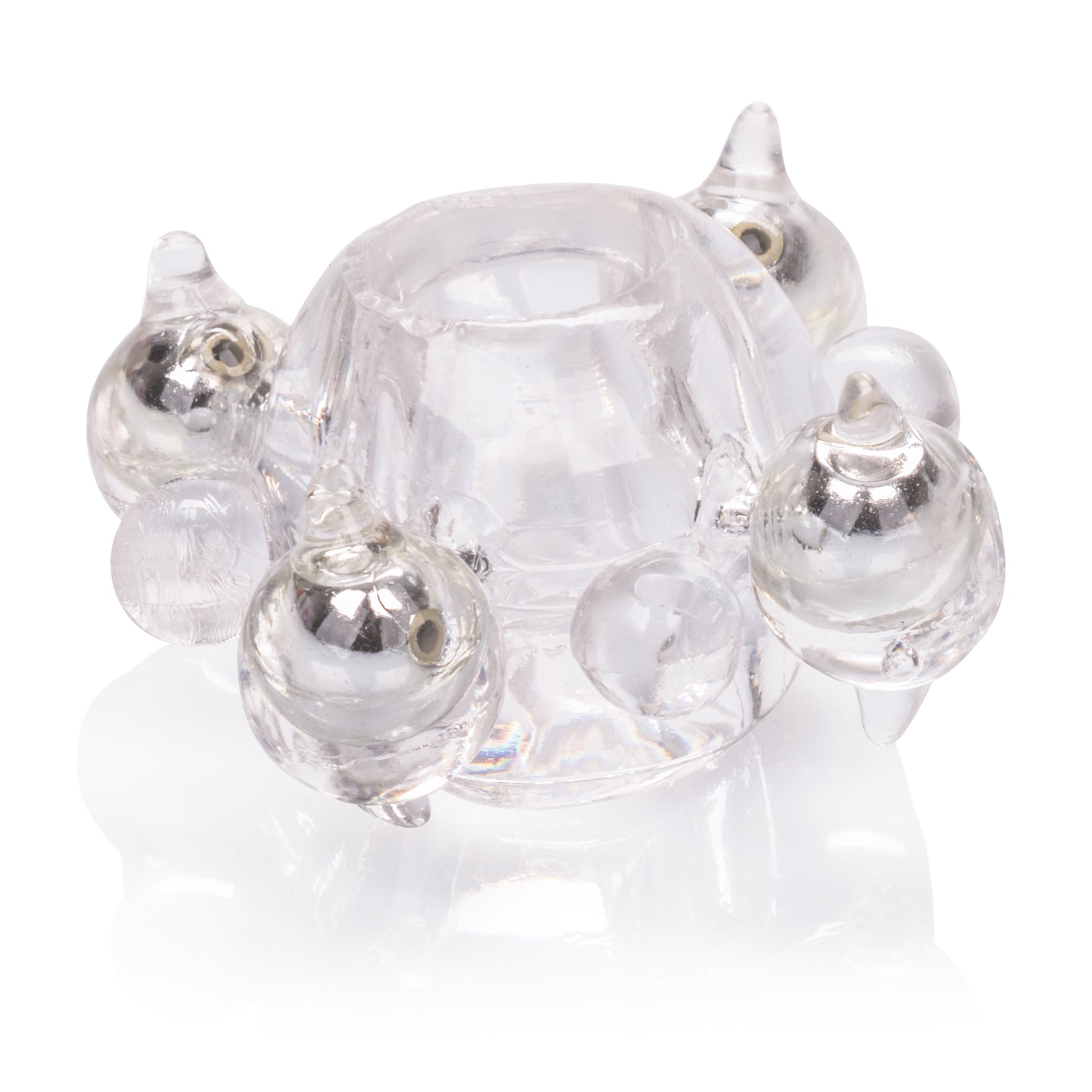 CalExotics Basic Enhancer Ring With Bead — cock ring at Stuffgoodies