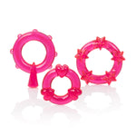 CalExotics Magic C-Rings - Red — red cock ring at Stuffgoodies