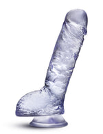 Blush B Yours Plus - Hearty N Hefty - Clear — clear dildo at Stuffgoodies