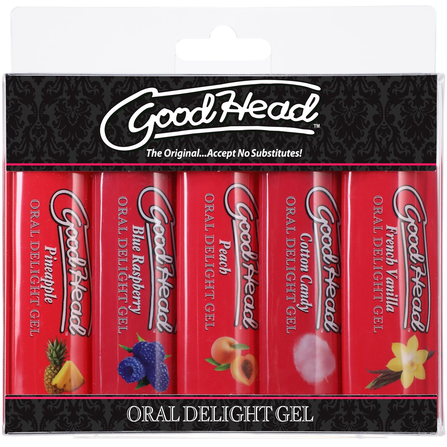 Doc Johnson Goodhead - Oral Delight Gel - 5 Pack - 1 Oz. — lubricant at Stuffgoodies