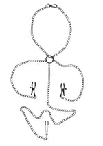 "Saffron Nipple to Clit Set - Black SS48040"