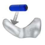 "Buzzfuck Taint Vibe-Sling - Clear Ice HUJ-138-CLRICE"