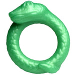 XR Brands — Serpentine Silicone Cock Ring - Green (CC-AH338)
