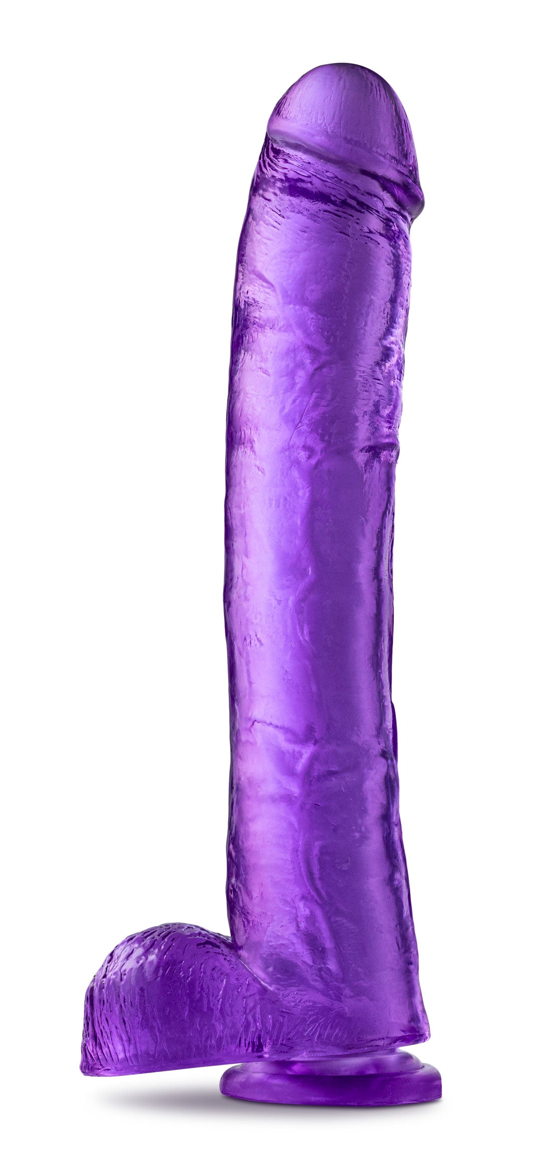 Blush B Yours Plus - Hefty N Hung - Purple — purple dildo at Stuffgoodies