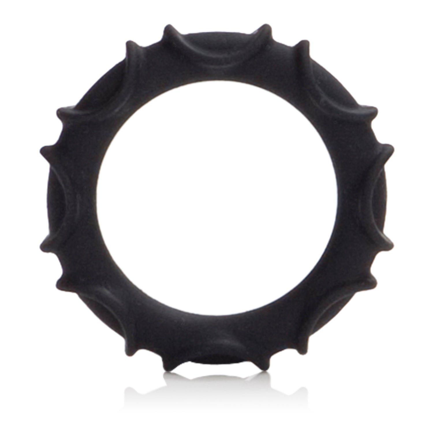 CalExotics Atlas Silicone Ring - Black — black cock ring at Stuffgoodies