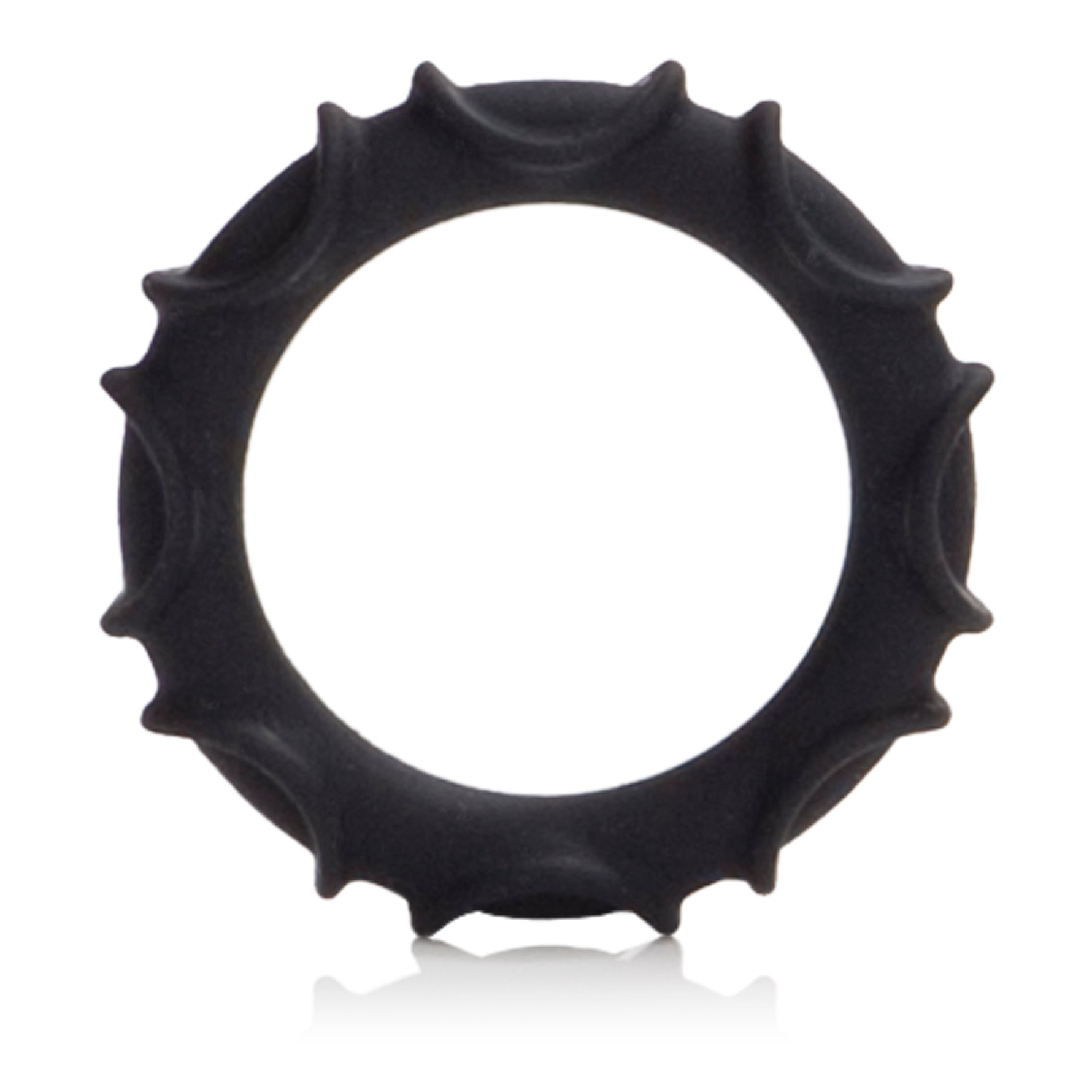 CalExotics Atlas Silicone Ring - Black — black cock ring at Stuffgoodies