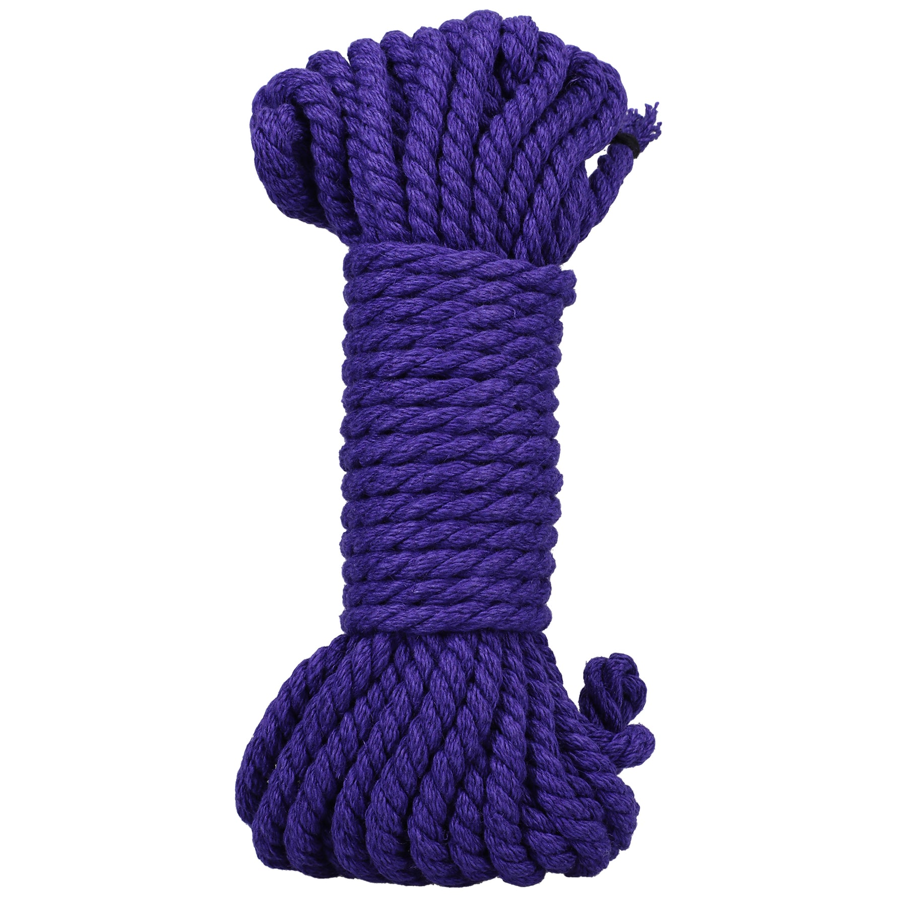 Doc Johnson Merci - Bind and Tie - 6mm Hemp Bondage Rope - 30 Feet - Violet — purple bondage toy at Stuffgoodies