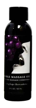Earthly Body Edible Massage Oil - Grape - 2 Fl. Oz. — intimate product at Stuffgoodies