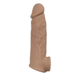 "Natural Realskin Vibrating Penis Xtender - Brown NW2957-2"