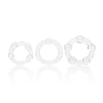 CalExotics Island Rings - Clear — clear cock ring at Stuffgoodies