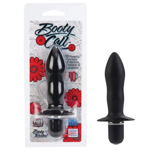 CalExotics Booty Call Booty Rocket - Black — black anal toy at Stuffgoodies